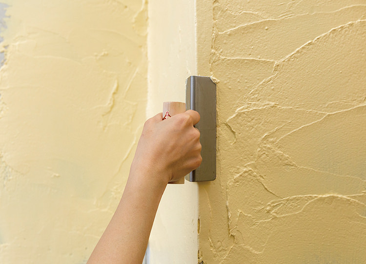 step.8 場所別の塗り方 - キレイに仕上げるしっくい壁 12の秘訣! | 100%オーガニック家庭用しっくいDIY NURI²(ぬりぬり)通販